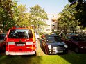 Einsatz BF Koeln Hoehenretter Koeln Stammheim Georg Beyerstr P006